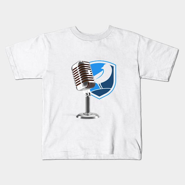 Blue Canary Podcast Kids T-Shirt by Blue Canary